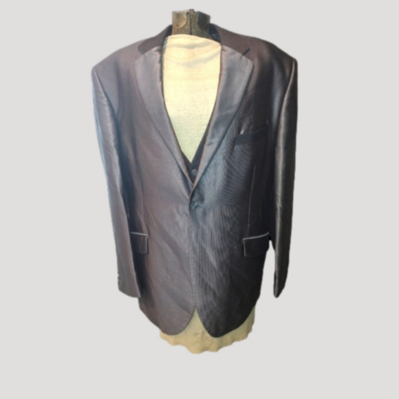 PHAT FARM PREMIUM 3-Pc Suit Shimmery gray - Picture 1 of 6